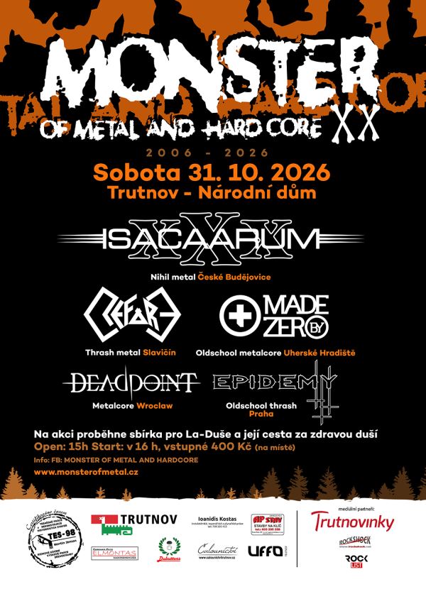 MONSTER OD METAL AND HARDCORE XX