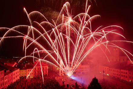 Silvestrovský ohňostroj 31. 12. 2013